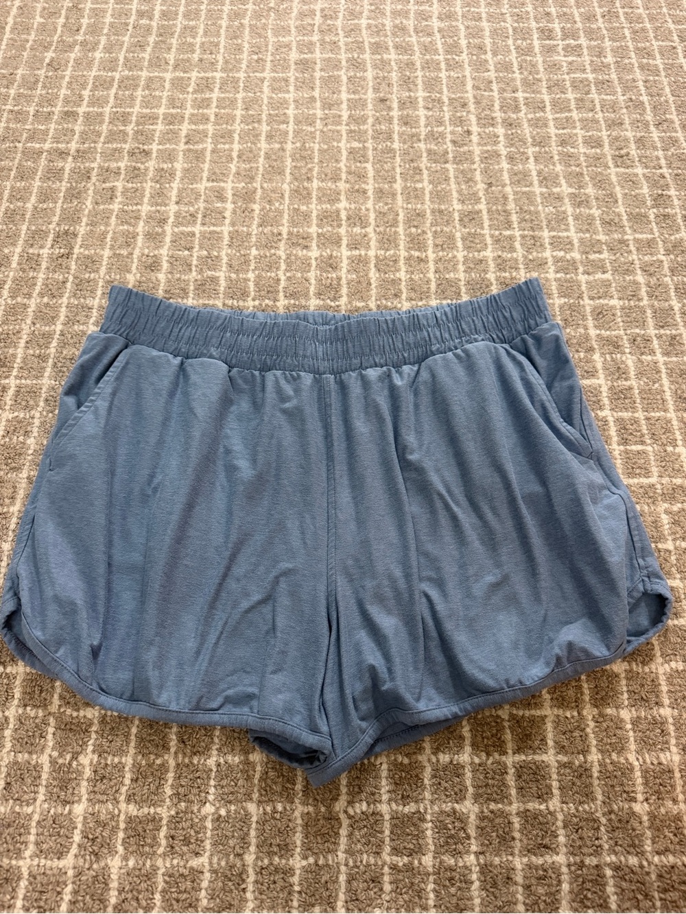 Danskin Dusty Blue Athletic Pull-On Shorts